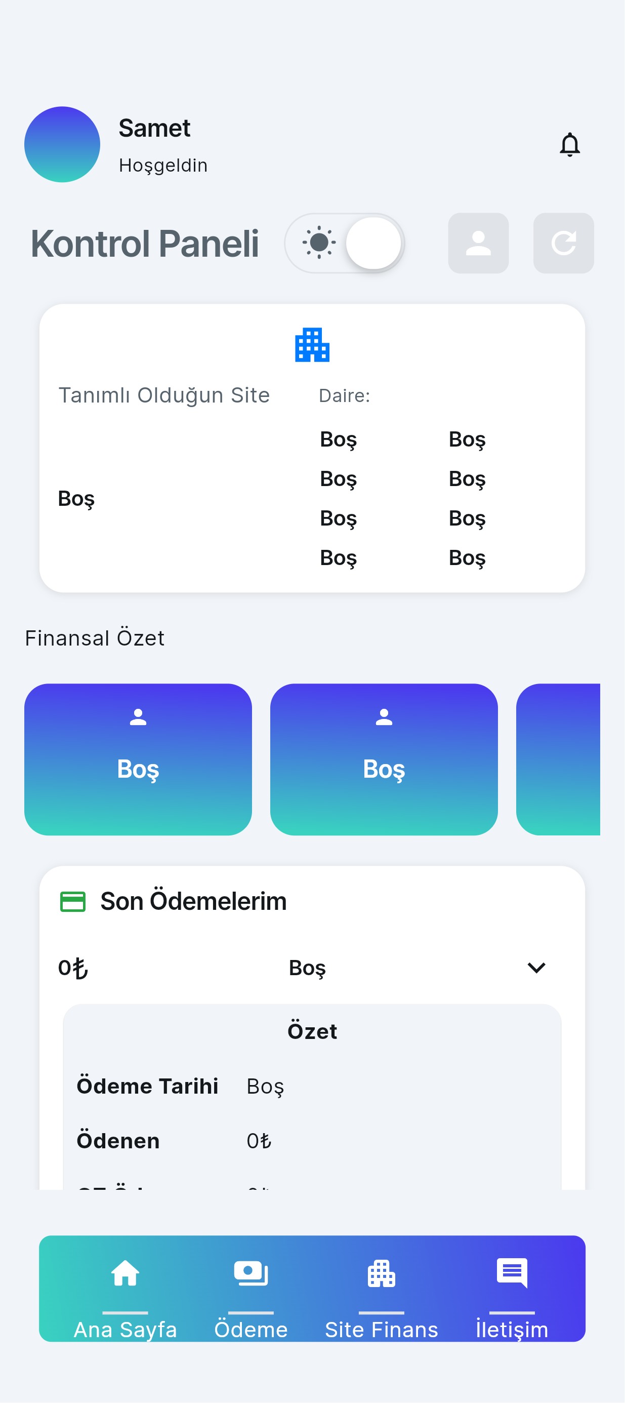 YonLife Mobil Ekran 2